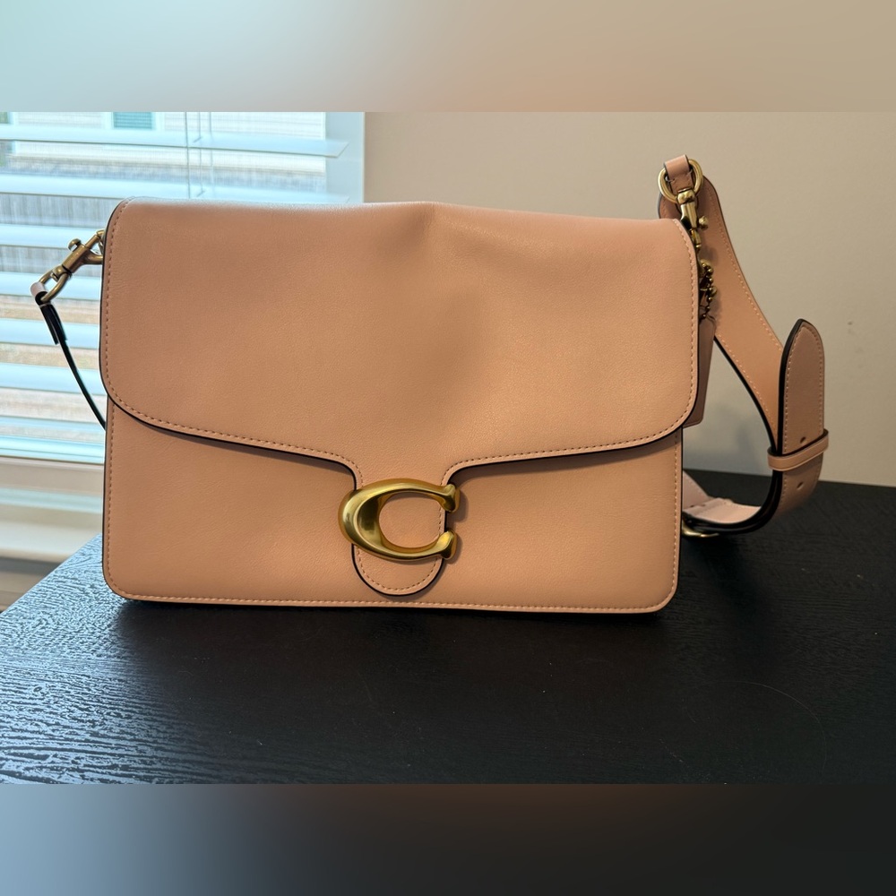 Coach Leather Tabby 30 Shoulder Bag in Cream with Gold Hardware